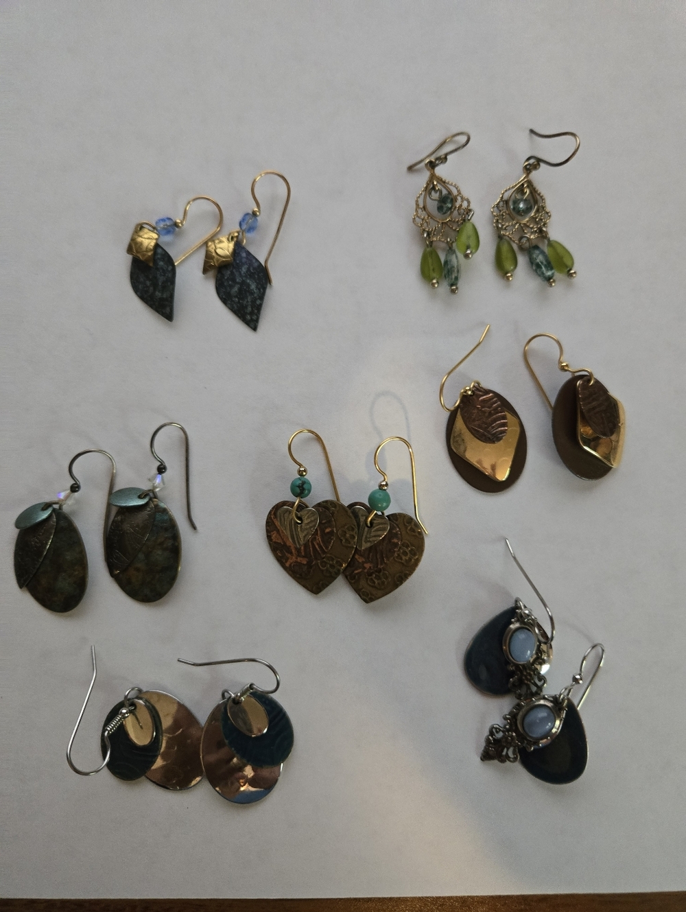 Earrings, 7 Pairs!